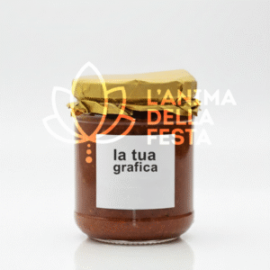 IL CROSTINO TOSCANO con Etichetta personalizzata Vetro 180gr - Bomboniere, Regali e Gadget Personalizzati per Wedding e Eventi B2B