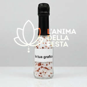 SALE AL PEPERONCINO con Etichetta personalizzata Vetro 275gr - Bomboniere, Regali e Gadget Personalizzati per Wedding e Eventi B2B